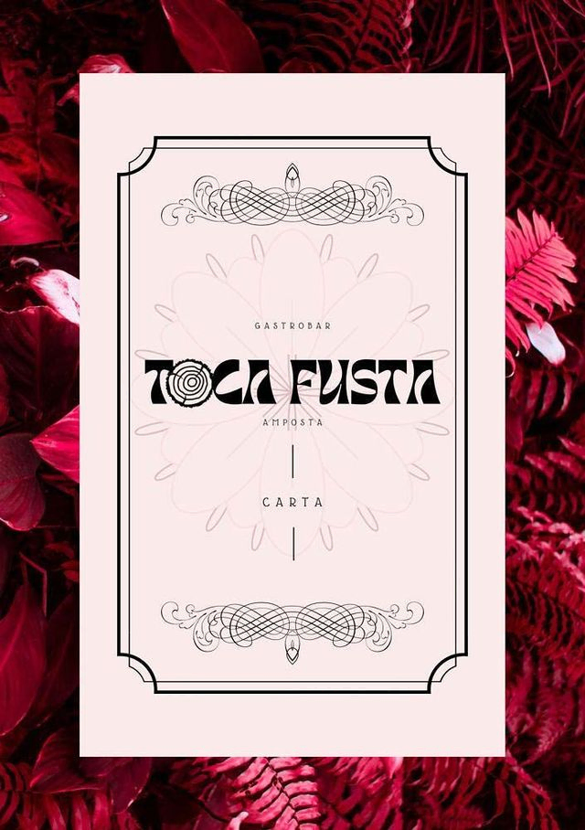 Toca Fusta Gastrobar portada carta